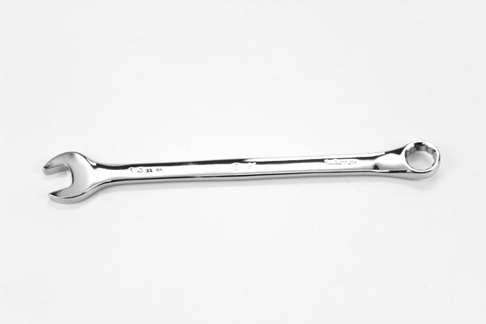 14 mm 6 Point Metric Long Combination Chrome Wrench