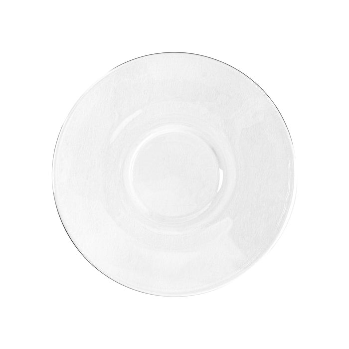 14cm Bar Glass Cappuccino Saucers - Pack of Six - By Bormioli Rocco