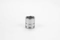 15 mm 1/4" Drive 6 Point Metric Standard Chrome Socket