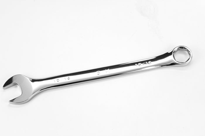 15/16" 6 Point Fractional Regular Combination Chrome Wrench