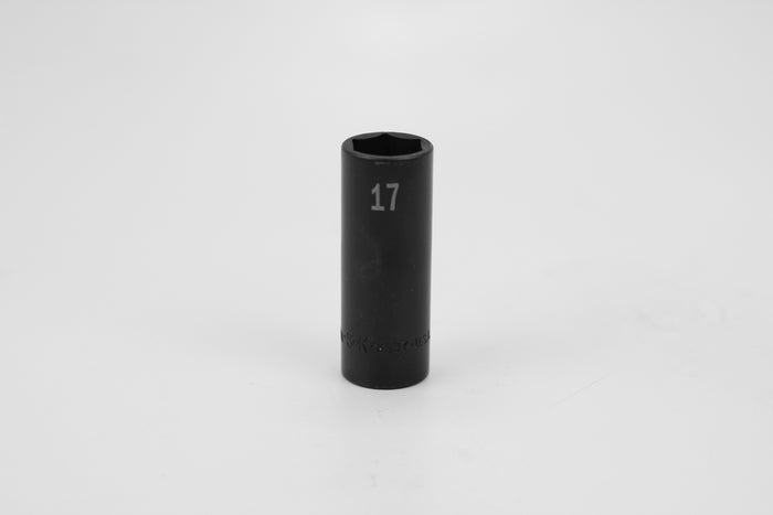 17 mm 3/8" Drive 6 Point Deep Metric Impact Socket