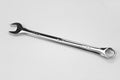 17 mm 6 Point Metric Long Combination Chrome Wrench