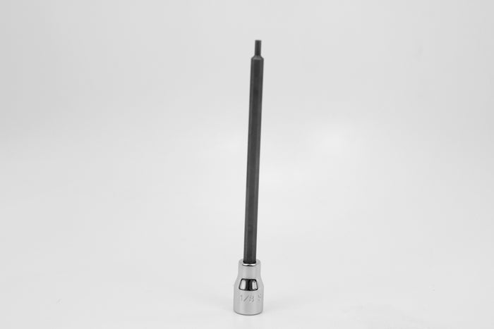 1/8" 3/8" Drive Long Hex Chrome Bit Socket