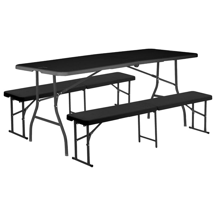 180cm (6ft) Folding Table & Bench Set