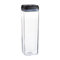 1.9L Black Lid Airtight Flip-Lock Plastic Food Storage Container