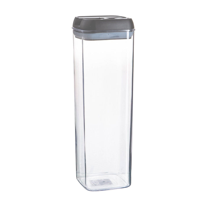 1.9L Grey Lid Airtight Flip-Lock Plastic Food Storage Container