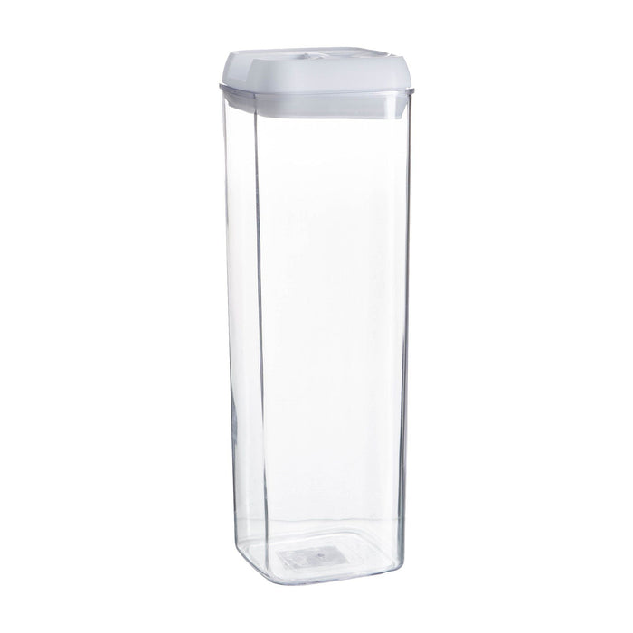 1.9L White Lid Airtight Flip-Lock Plastic Food Storage Container