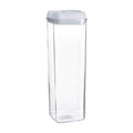 1.9L White Lid Airtight Flip-Lock Plastic Food Storage Container