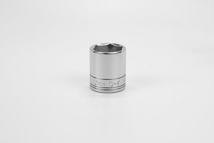 20 mm 3/8" Drive Metric Standard Chrome Socket