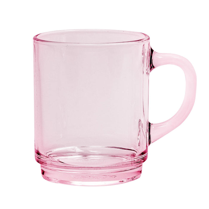 260ml Pink Versailles Coffee Glasses - Pack of Six