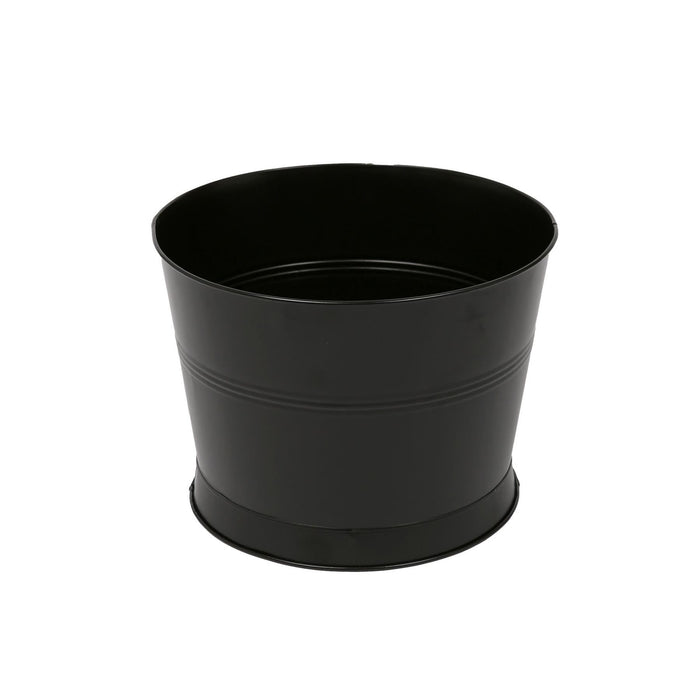 26.5cm Black Handmade Galvanized Iron Ice Bucket
