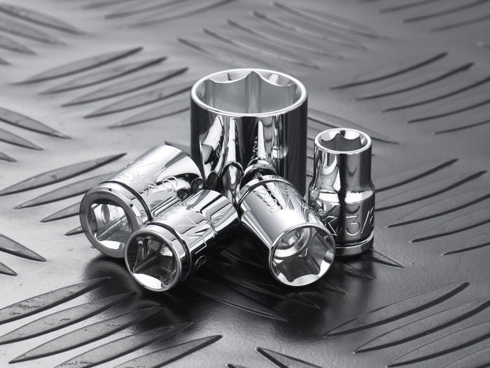 SK01309-216P - 30 Piece 3/8" Drive, 6 Point, Standard & Deep, SAE Chrome Socket Set View 8