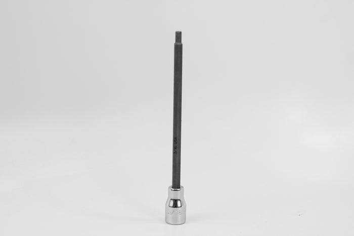 3/16" 3/8" Drive Long Hex Chrome Bit Socket