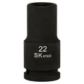 SK87922 - 3/4" Drive, 6 Point, Deep Metric Impact Socket, 22mm