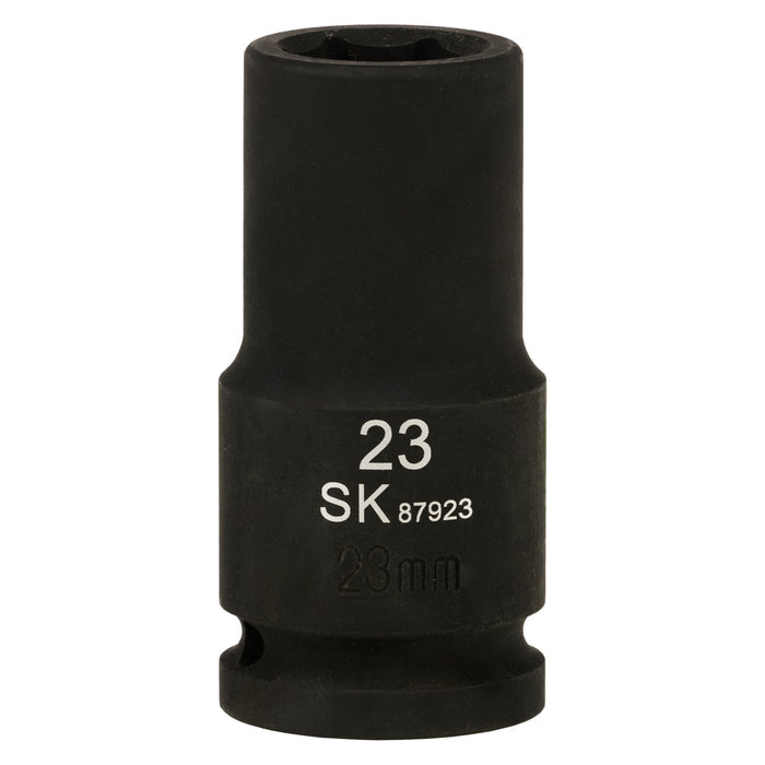 SK87923 - 3/4" Drive, 6 Point, Deep Metric Impact Socket, 23mm