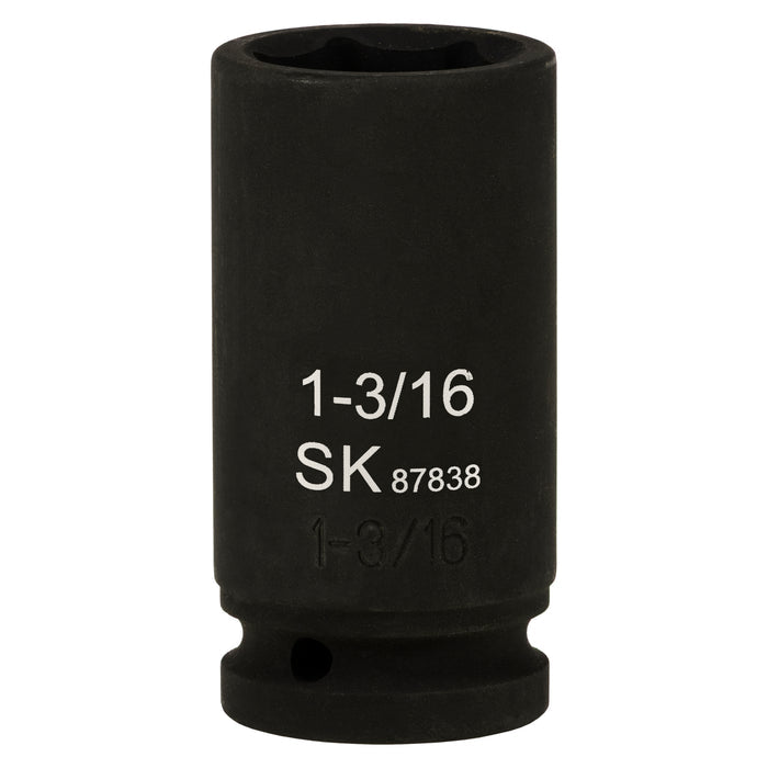 SK87838 - 3/4" Drive, 6 Point, Deep SAE Impact Socket, 1-3/16"