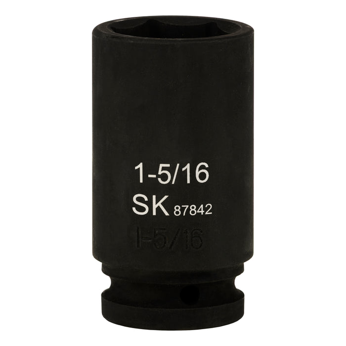 SK87842S - 3/4" Drive, 6 Point, Deep SAE Impact Socket, 1-5/16"