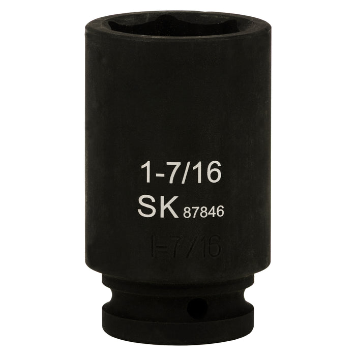 SK87846 - 3/4" Drive, 6 Point, Deep SAE Impact Socket, 1-7/16"