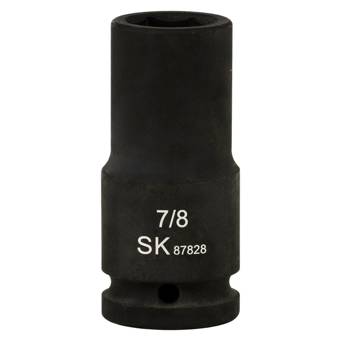 SK87828 - 3/4" Drive, 6 Point, Deep SAE Impact Socket, 7/8"