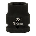 SK84723 - 3/4" Drive, 6 Point, Shallow, Metric Impact Socket, 23mm