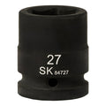 SK84727 - 3/4" Drive, 6 Point, Shallow, Metric Impact Socket, 27mm