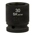 SK84730 - 3/4" Drive, 6 Point, Shallow, Metric Impact Socket, 30mm