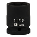 SK84634 - 3/4" Drive, 6 Point, Shallow, SAE Impact Socket, 1-1/16"