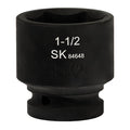 SK84648 - 3/4" Drive, 6 Point, Shallow, SAE Impact Socket, 1-1/2"