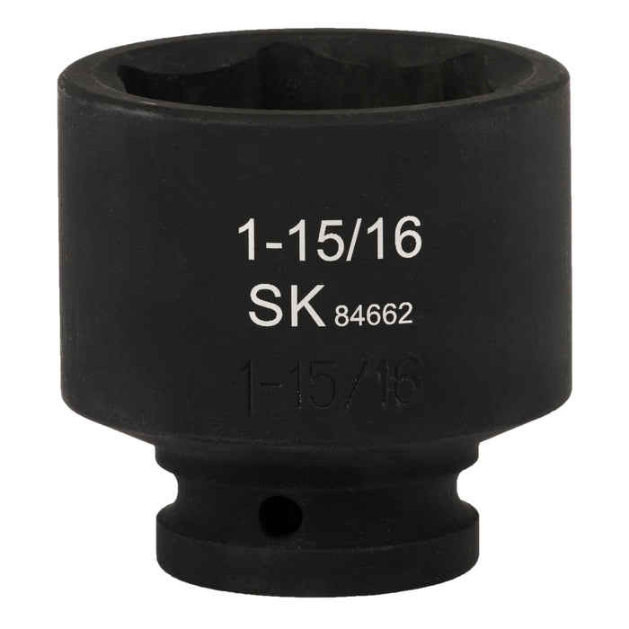SK84662 - 3/4" Drive, 6 Point, Shallow, SAE Impact Socket, 1-15/16"