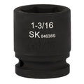 SK84638S - 3/4" Drive, 6 Point, Shallow, SAE Impact Socket, 1-3/16"