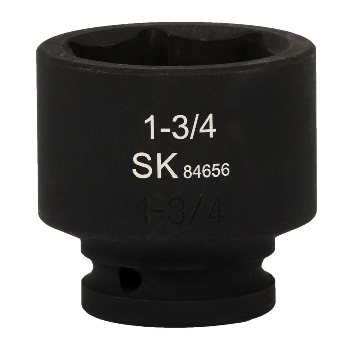 SK84656 - 3/4" Drive, 6 Point, Shallow, SAE Impact Socket, 1-3/4"