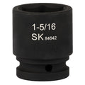SK84642 - 3/4" Drive, 6 Point, Shallow, SAE Impact Socket, 1-5/16"