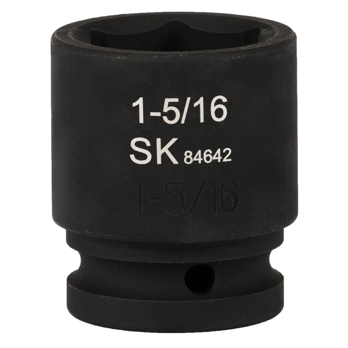 SK84642 - 3/4" Drive, 6 Point, Shallow, SAE Impact Socket, 1-5/16"