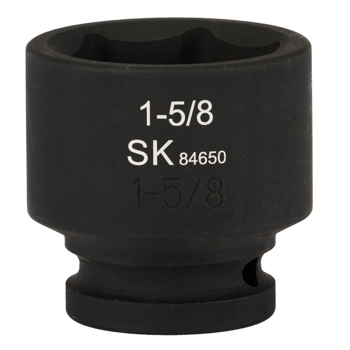 SK84650 - 3/4" Drive, 6 Point, Shallow, SAE Impact Socket, 1-5/8"