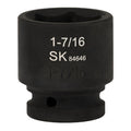 SK84646 - 3/4" Drive, 6 Point, Shallow, SAE Impact Socket, 1-7/16"