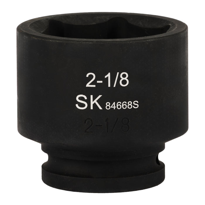 SK84668S - 3/4" Drive, 6 Point, Shallow, SAE Impact Socket, 2-1/8"