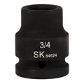 SK84624 - 3/4" Drive, 6 Point, Shallow, SAE Impact Socket, 3/4"