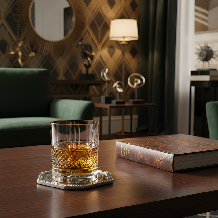 340ml Crystal Whisky Glasses - Pack of 6