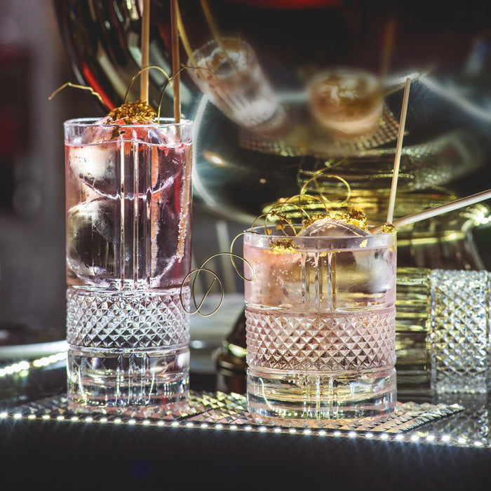 340ml Crystal Whisky Glasses - Pack of 6