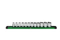 SK01341 - 3/8" Drive, 12 Piece, 6 Point, Standard, Metric Chrome Socket Set