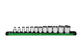 SK01340 - 3/8" Drive, 12 Piece, 6 Point, Standard, SAE Chrome Socket Set