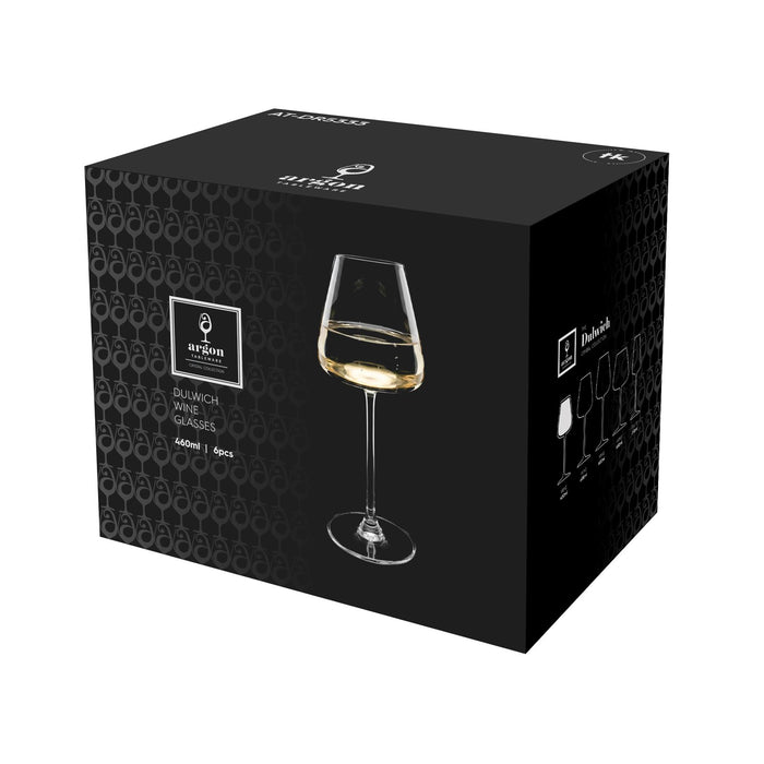 460ml Dulwich Crystal White Wine Glasses - Pack of 6