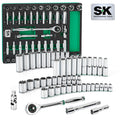 SK01456-216P - 49 Piece 1/2" Drive, 6 Point, Standard & Deep, SAE & Metric Chrome Socket Set