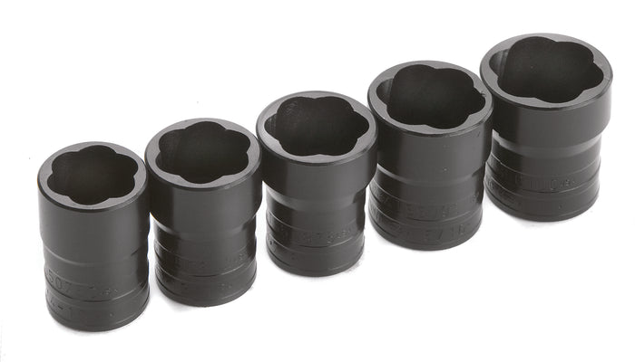 SK875 - 5 Piece, 1/2" Drive TurboSocket Fastener Removal Set