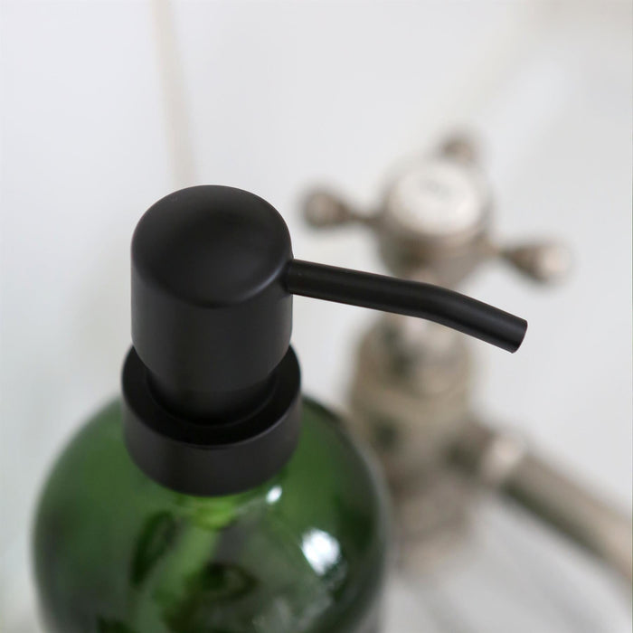 500ml Green Glass Soap Dispenser