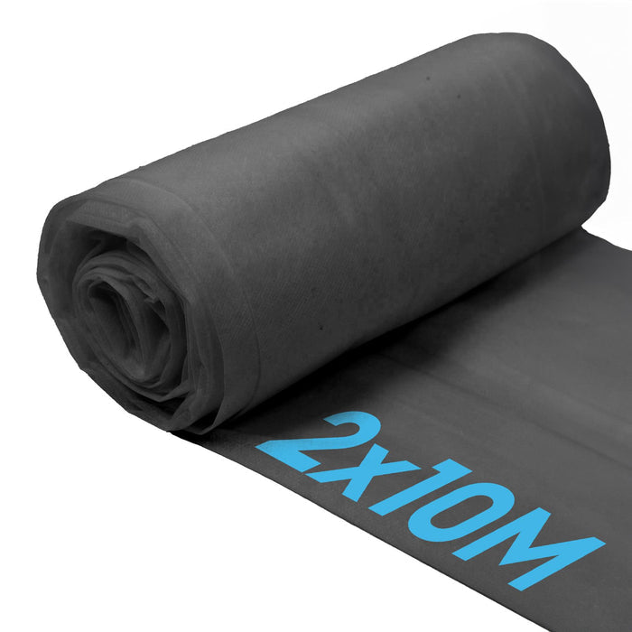 50gsm Weed Control Fabric - 2m x 10m Total (2 Rolls)