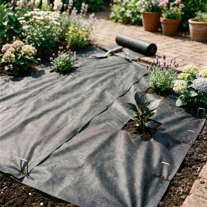 50gsm Weed Control Fabric - 2m x 10m Total (2 Rolls)