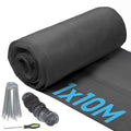 50gsm Weed Control Fabric with Pegs & Plates - 1m x 10m