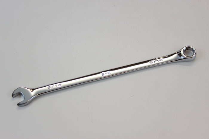 5/16" 12 Point Fractional Long Combination Chrome Wrench