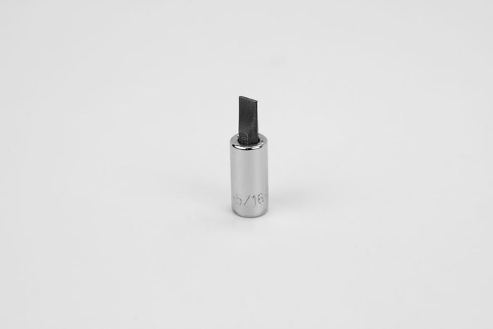 SK44473 - 5/16" 1/4" Drive Slotted Screwdriver Chrome Bit Socket